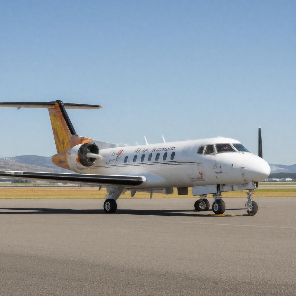 AI-created image of Sun-Air of Scandinavia