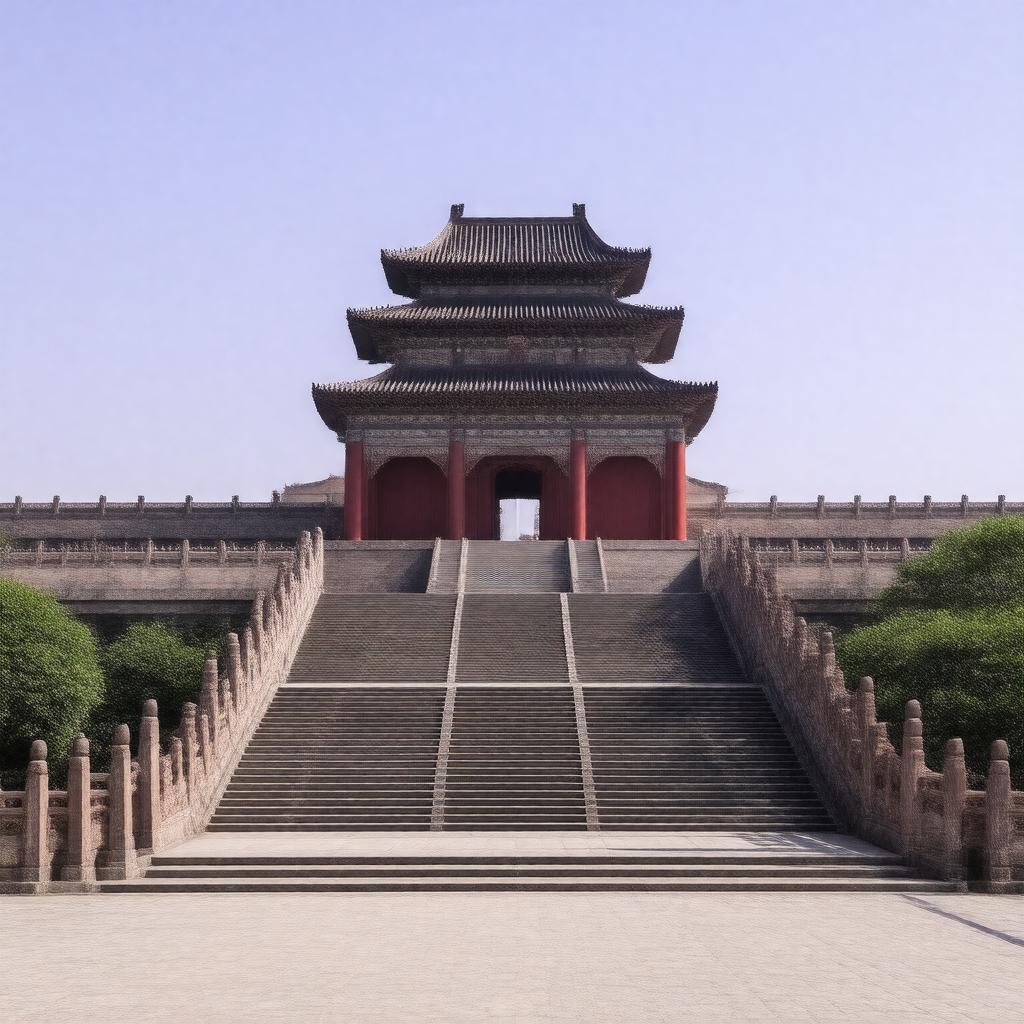 AI-created image of Sun Yat-sen Mausoleum