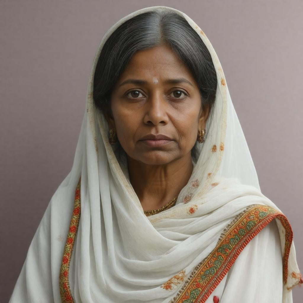 AI-created image of Sunanda Pushkar