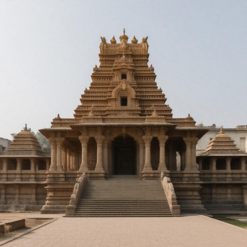 Click to view larger image AI-created image of Sundarnarayan Temple