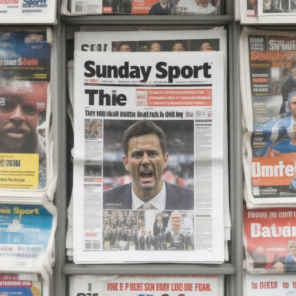 Click to view larger image AI-created image of Sunday Sport