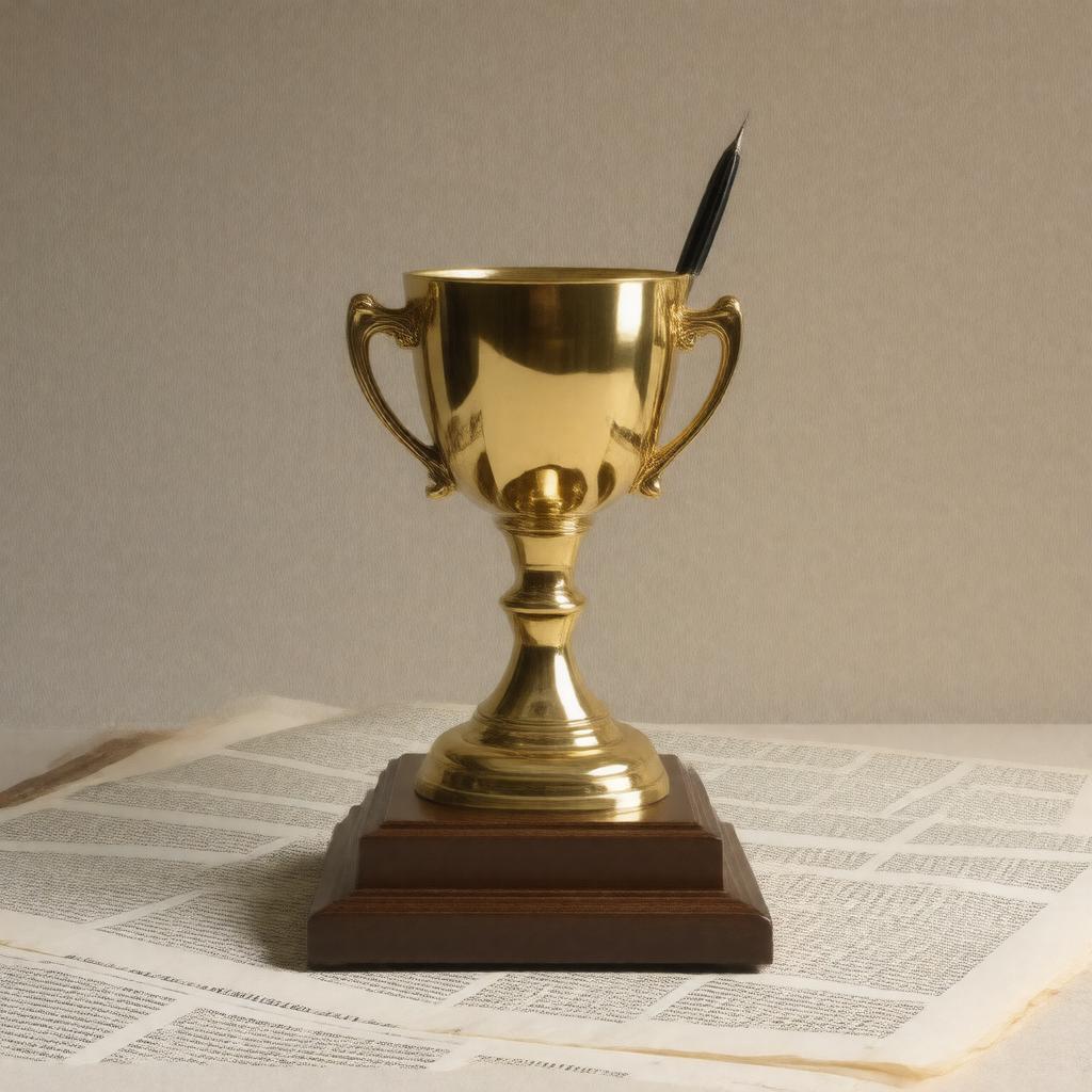 AI-created image of Sunday Times Young Writer of the Year Award