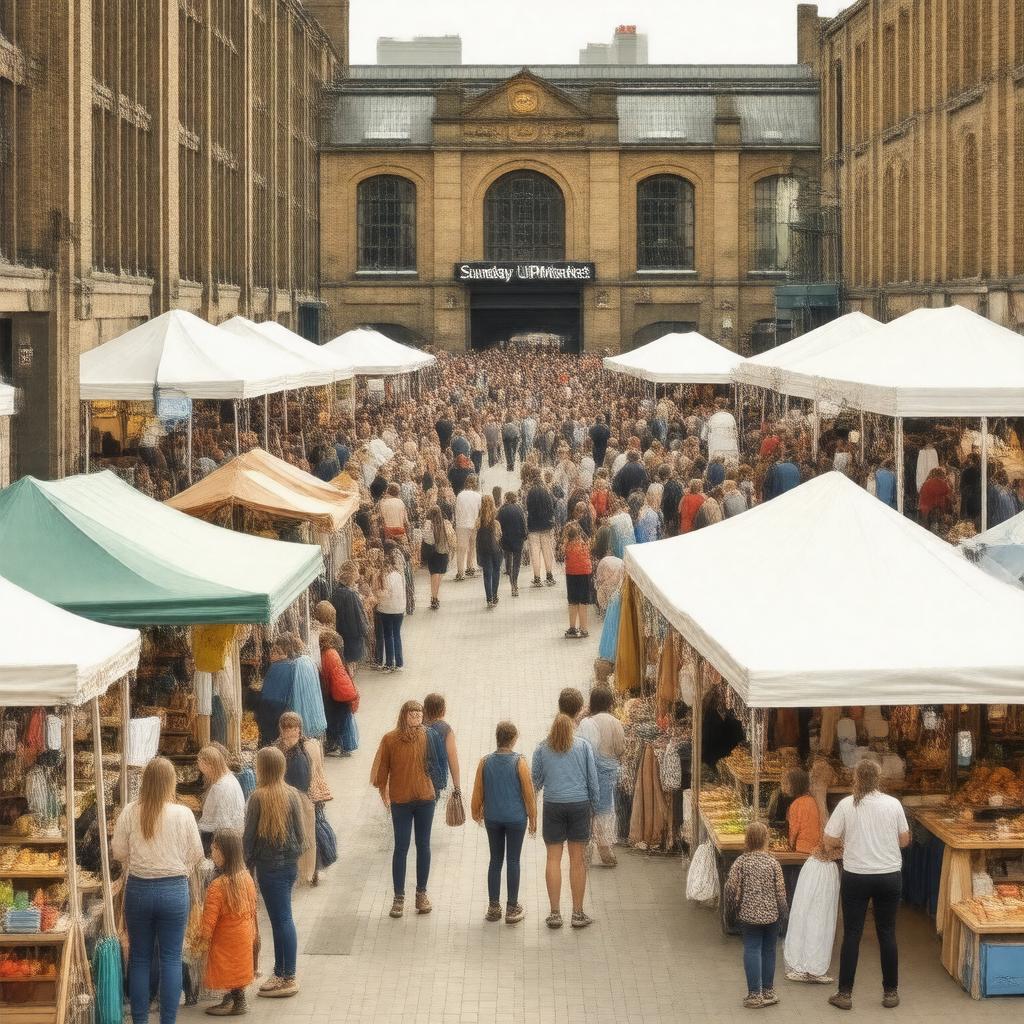 Click to view larger image AI-created image of Sunday UpMarket