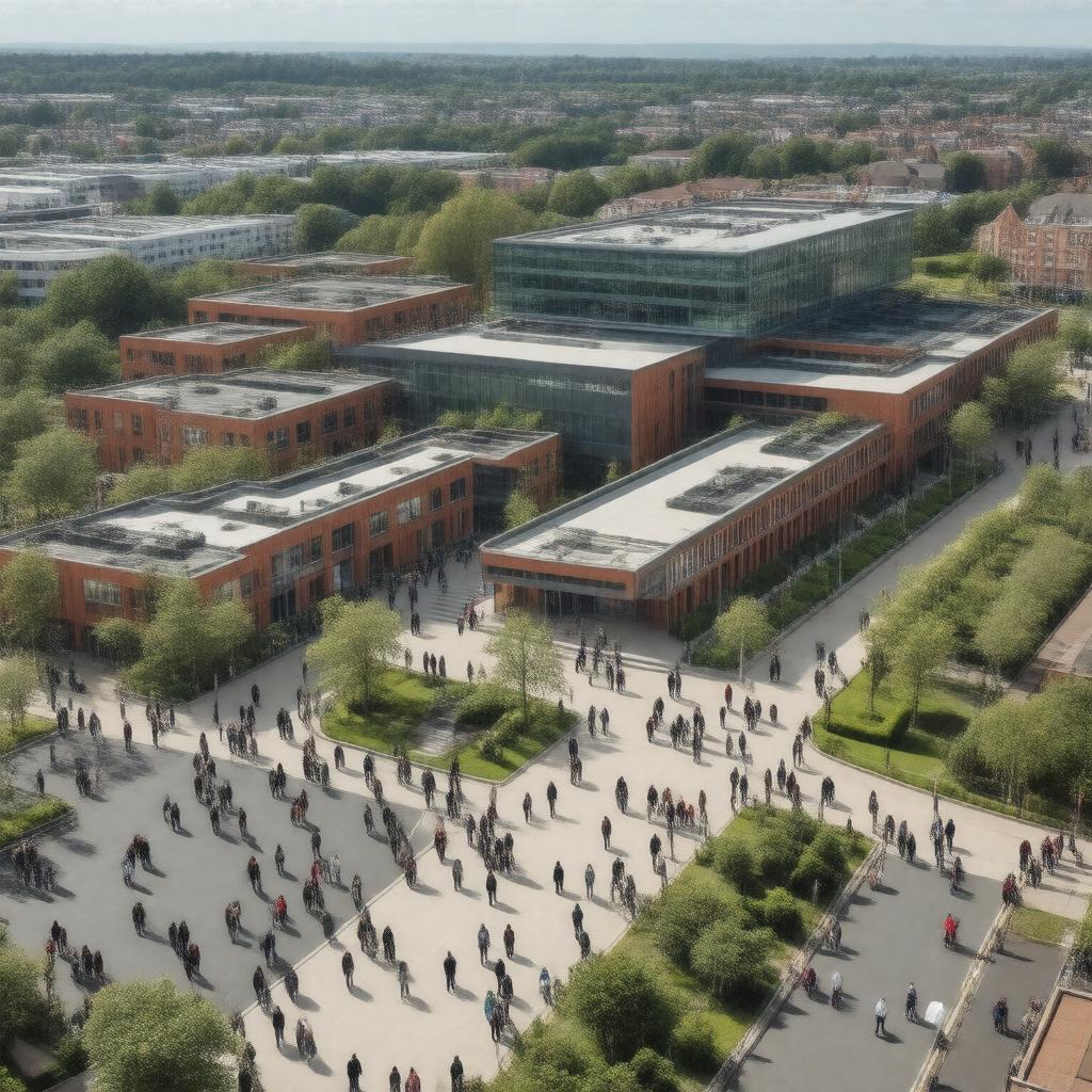 AI-created image of Sunderland University