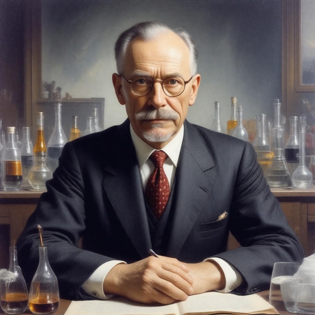 AI-created image of Sune K. Bergström