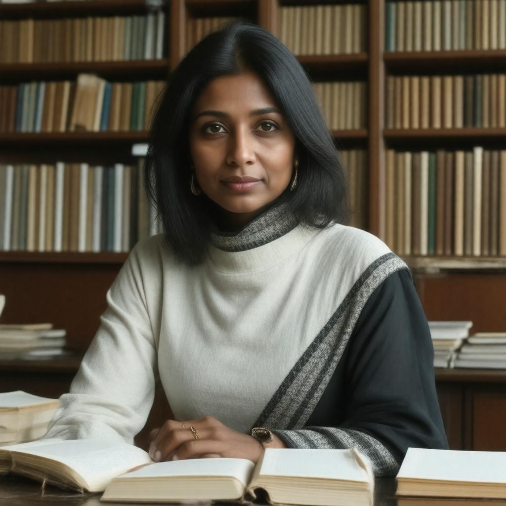 AI-created image of Suneeta Tharoor