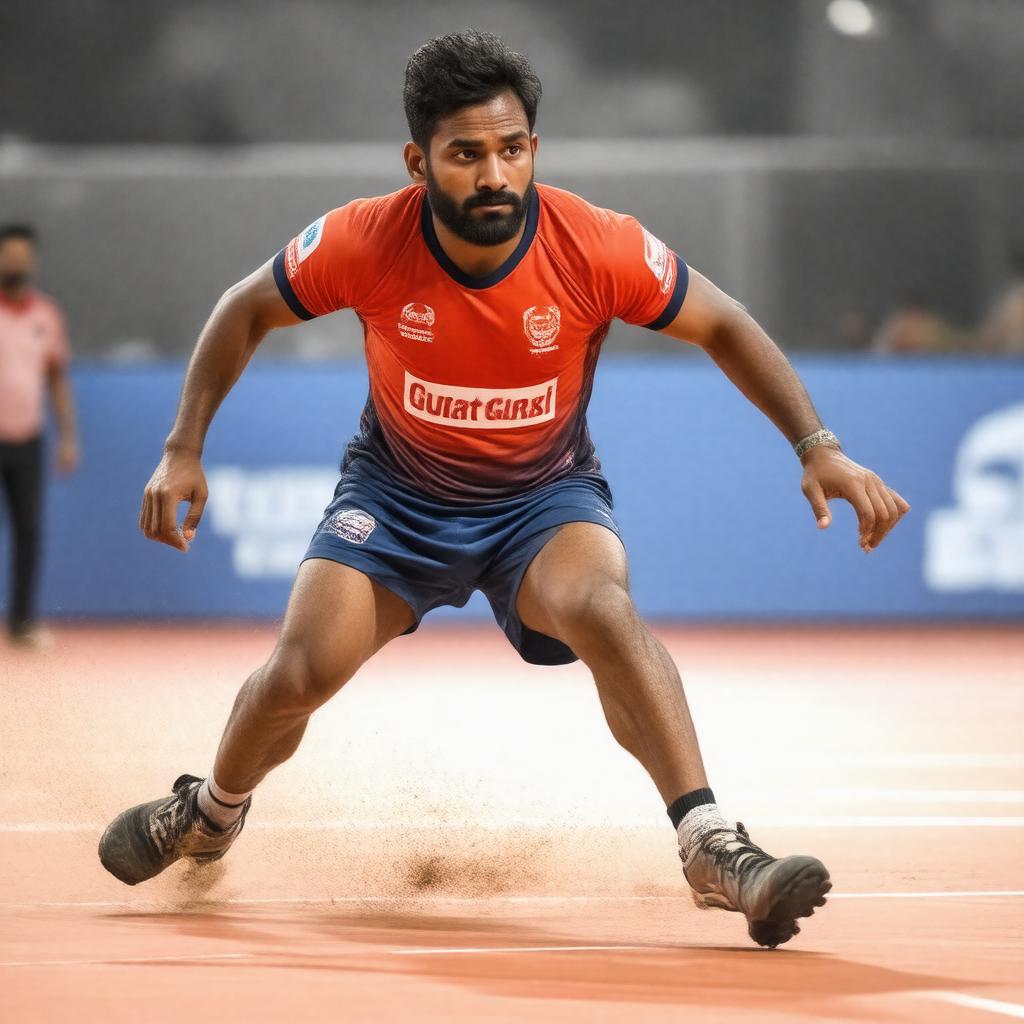 AI-created image of Sunil Kumar (kabaddi)