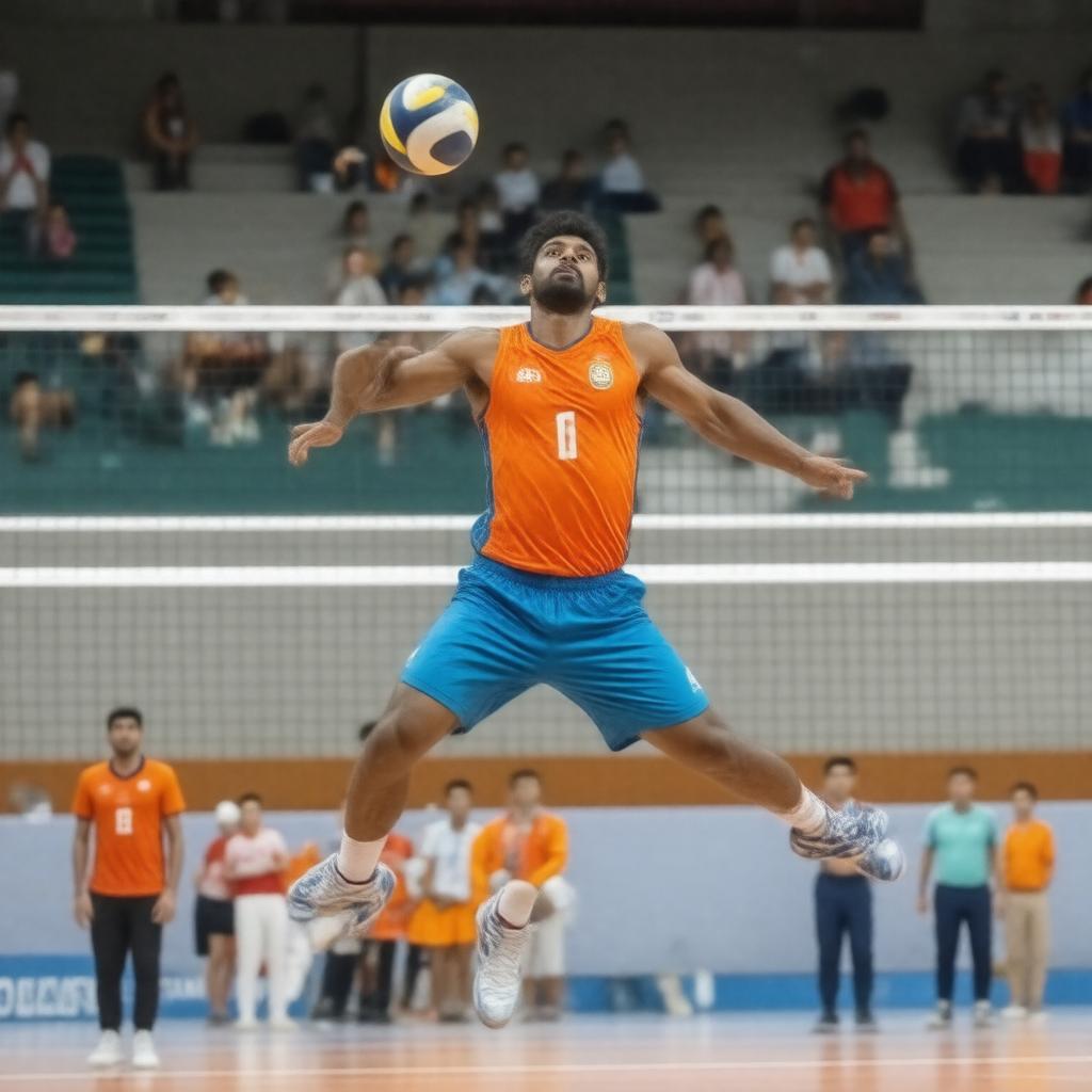 AI-created image of Sunil Kumar (volleyball)