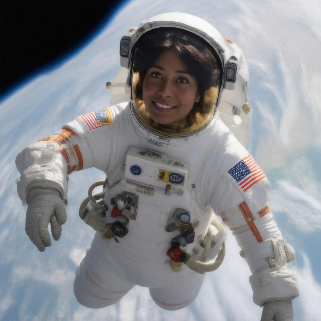 AI-created image of Sunita Williams