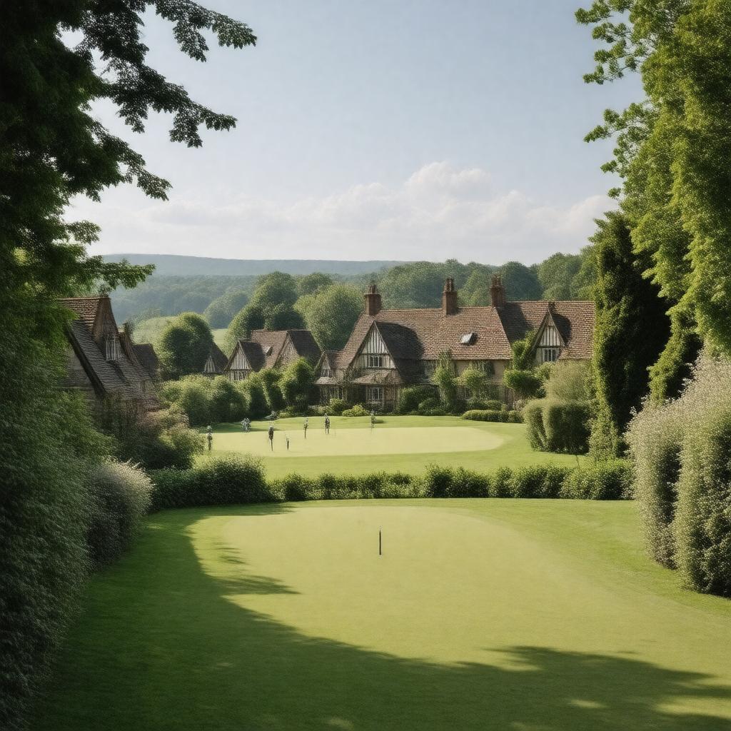 AI-created image of Sunningdale, Berkshire, England