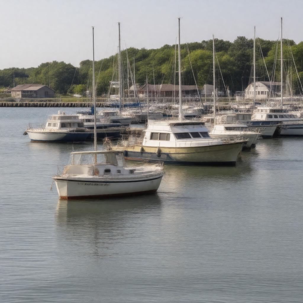 AI-created image of Sunnyside Marina
