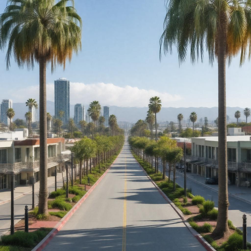 AI-created image of Sunnyvale, California