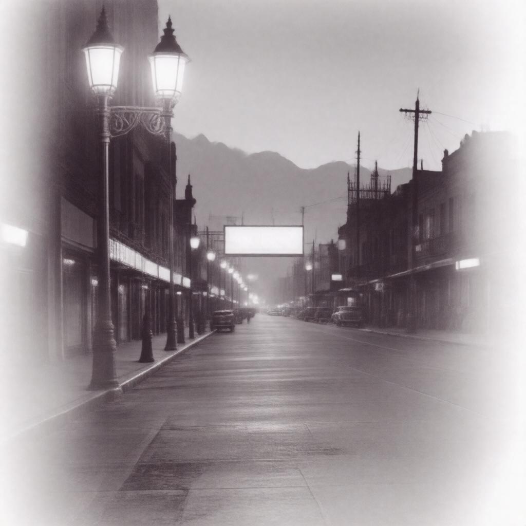 AI-created image of Sunset Boulevard