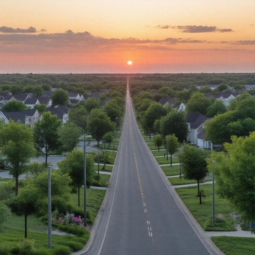 AI-created image of Sunset Hills, Missouri, United States