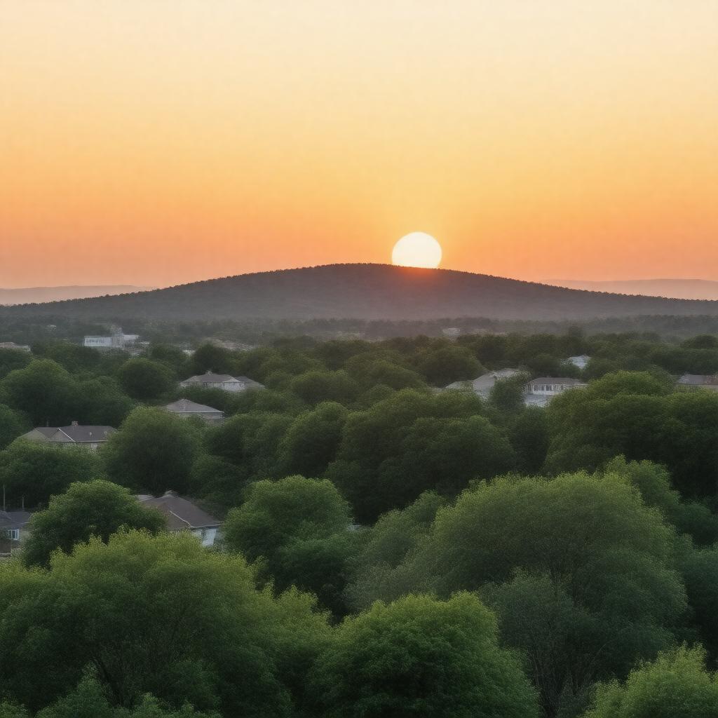 AI-created image of Sunset Hills