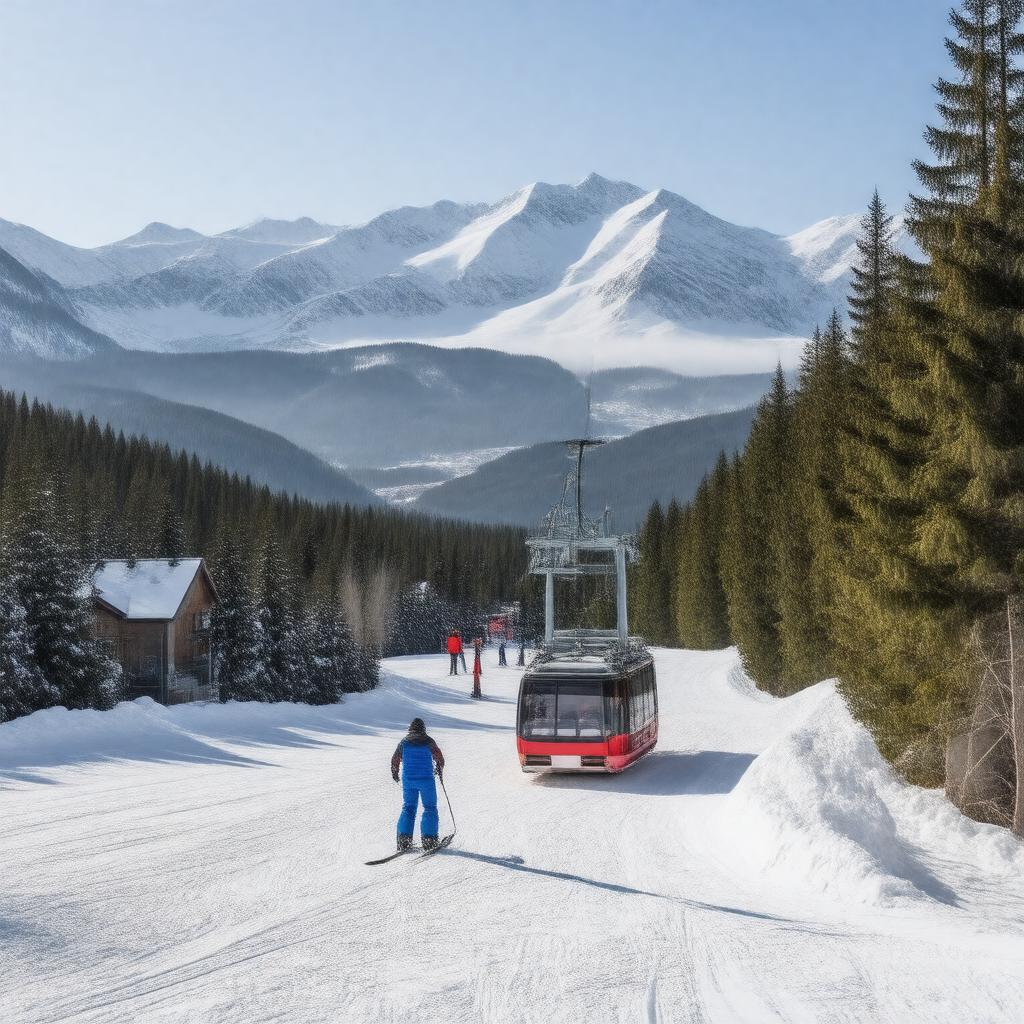 AI-created image of Sunshine Village