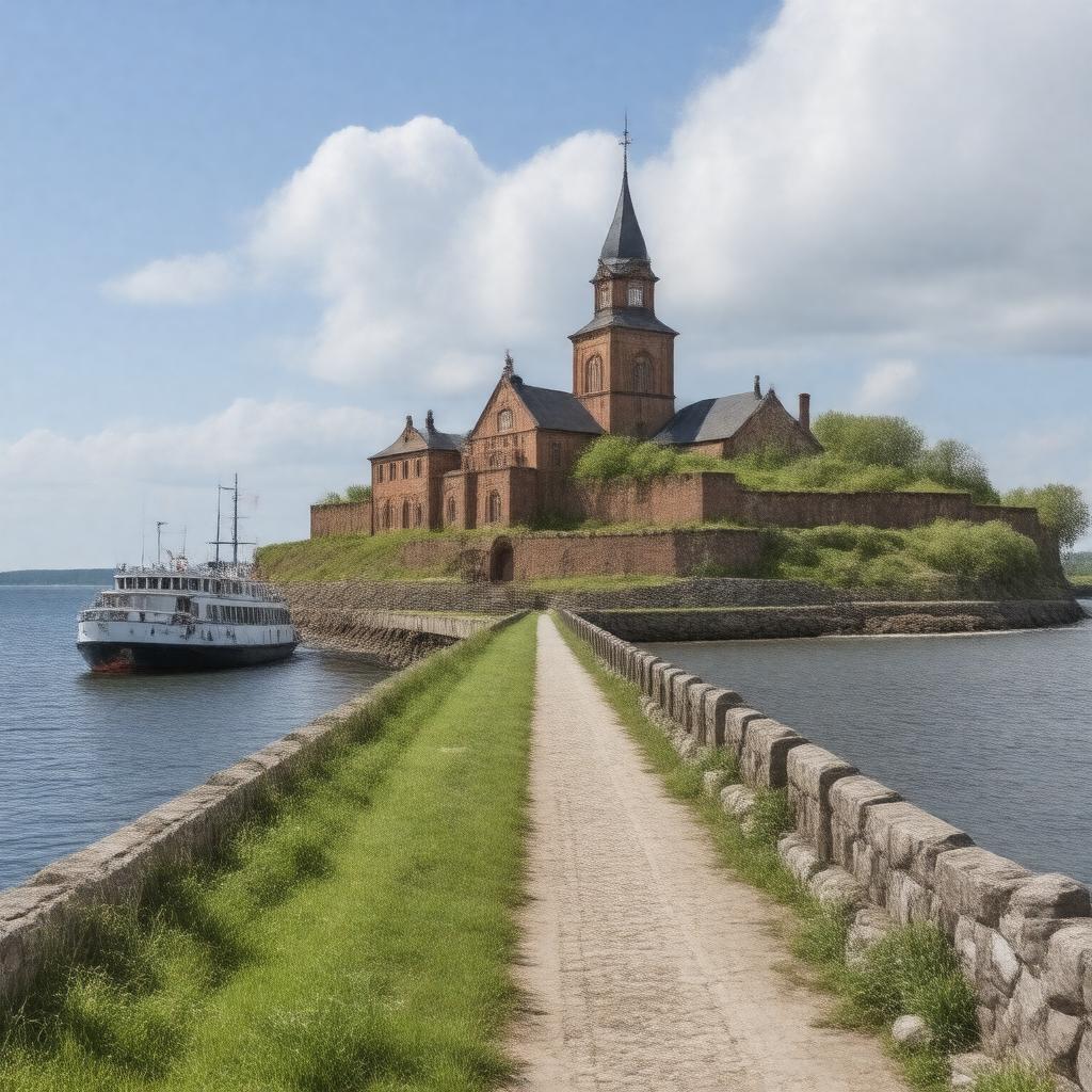 AI-created image of Suomenlinna