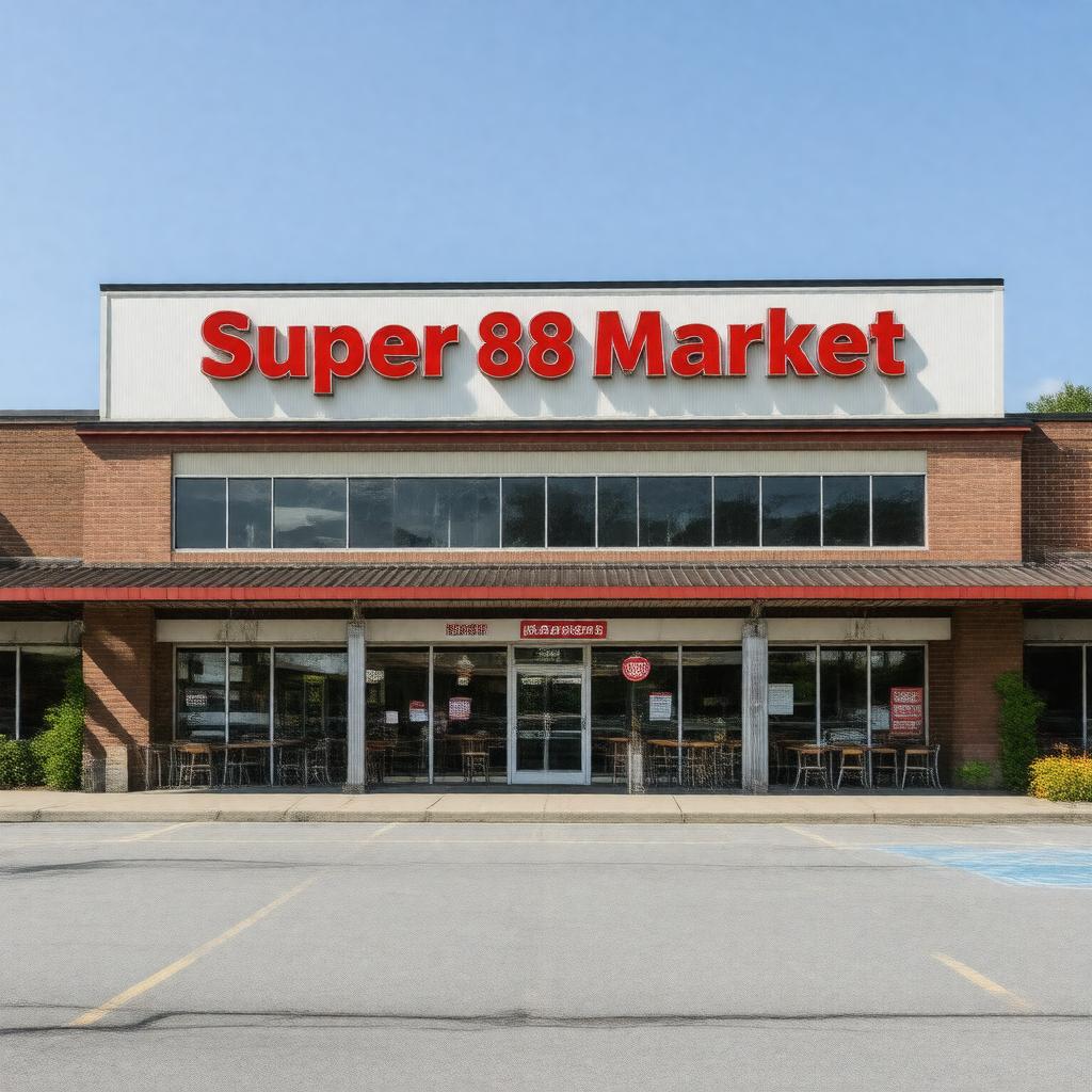 AI-created image of Super 88 Market