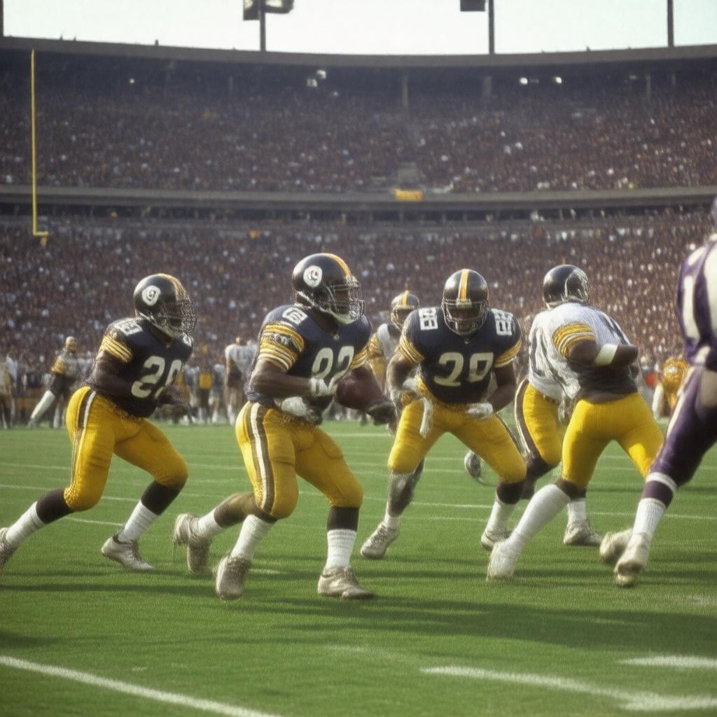 AI-created image of Super Bowl IX