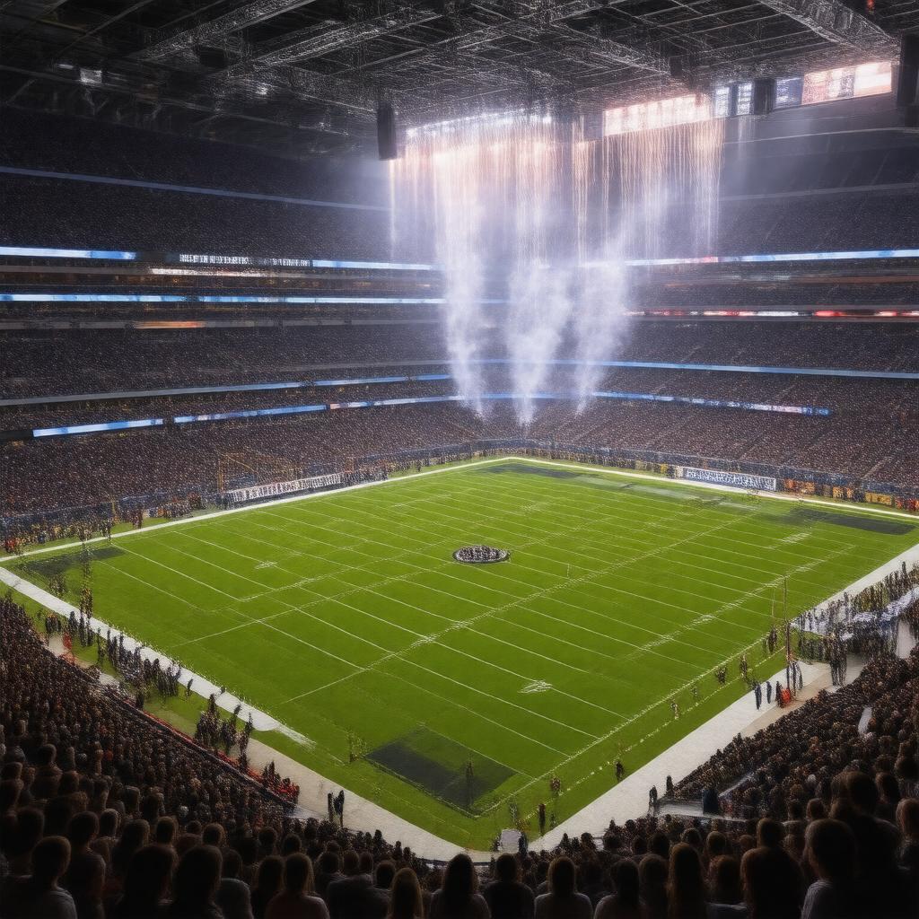 AI-created image of Super Bowl LI