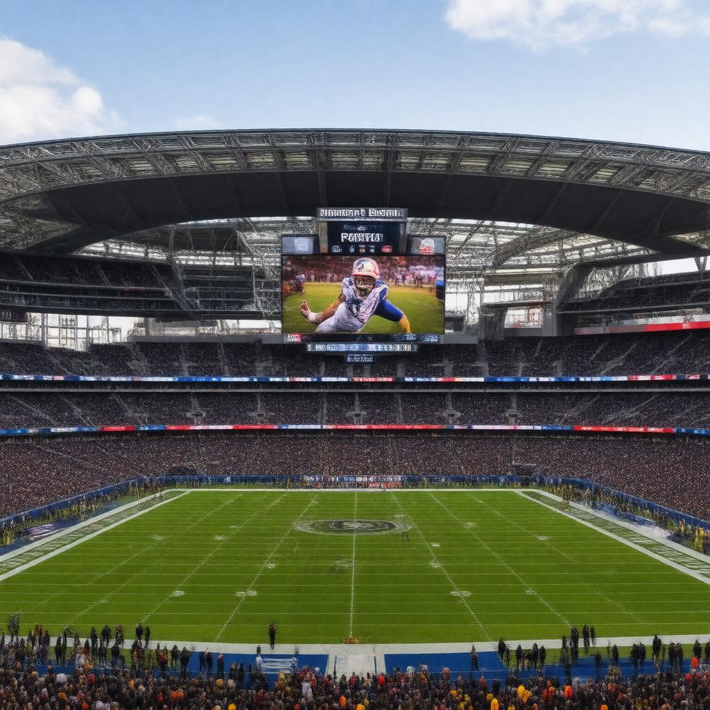 AI-created image of Super Bowl LIII