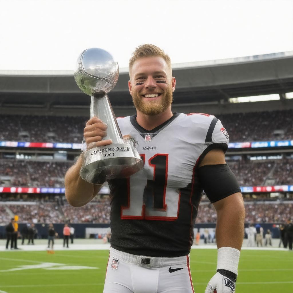 AI-created image of Super Bowl LIII MVP
