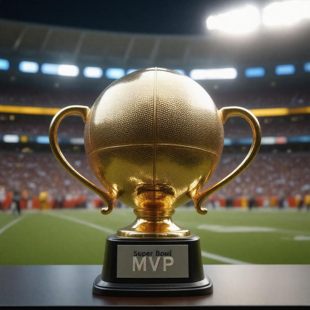 AI-created image of Super Bowl MVP