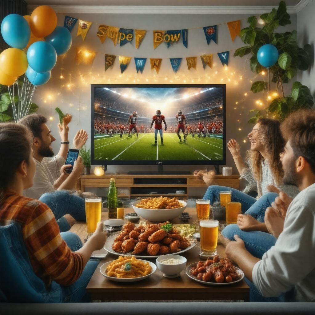 Click to view larger image AI-created image of Super Bowl Sunday