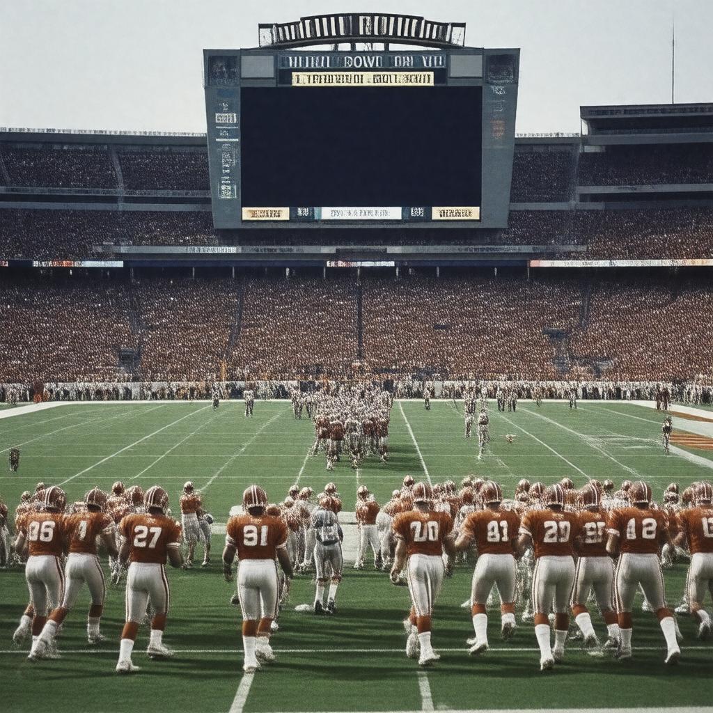 AI-created image of Super Bowl VIII