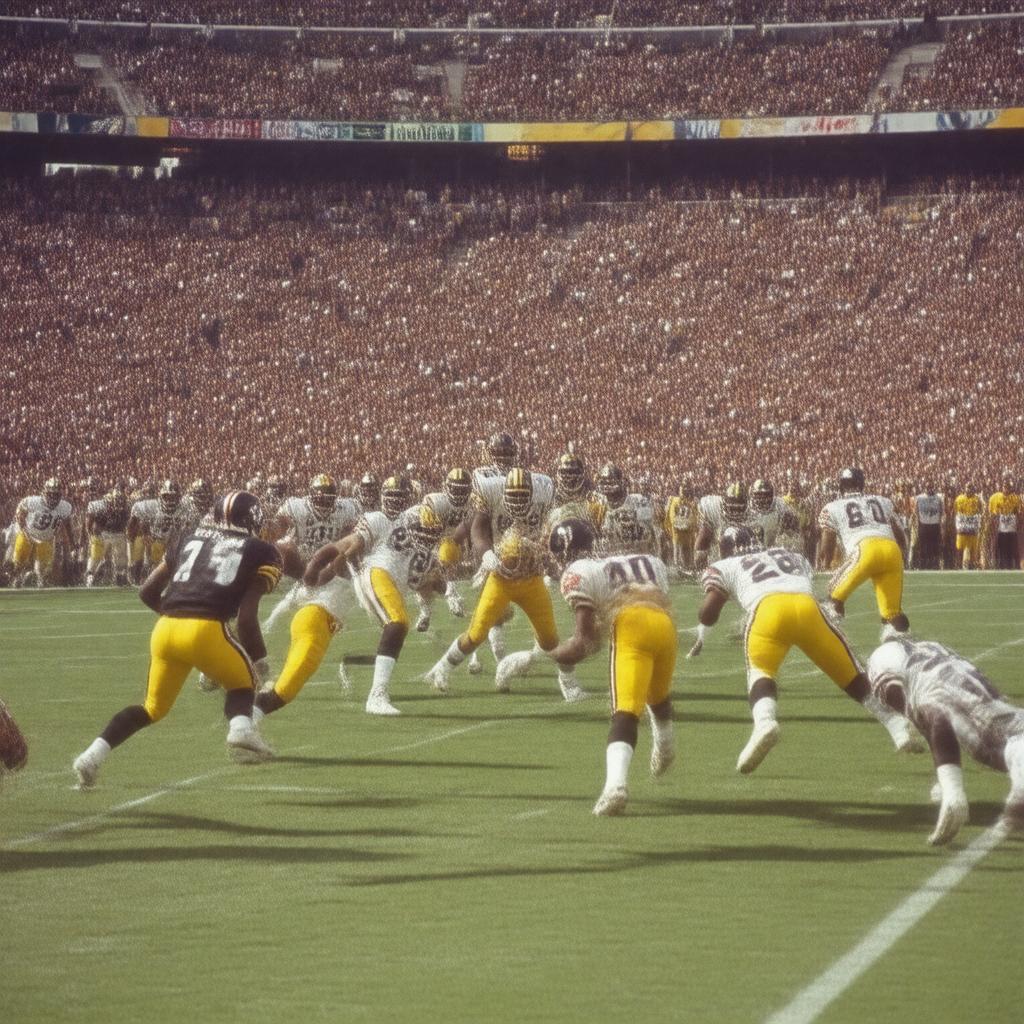 AI-created image of Super Bowl XIV