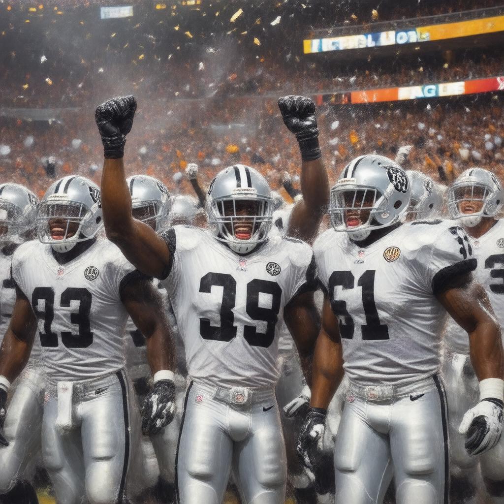 AI-created image of Super Bowl XV