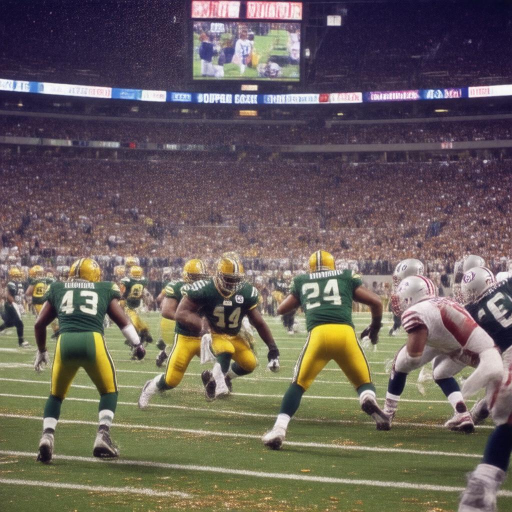 AI-created image of Super Bowl XXXI
