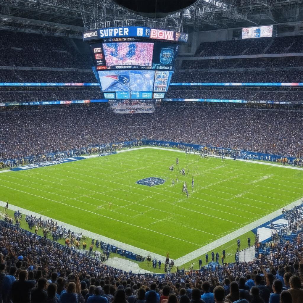 AI-created image of Super Bowl XXXVIII