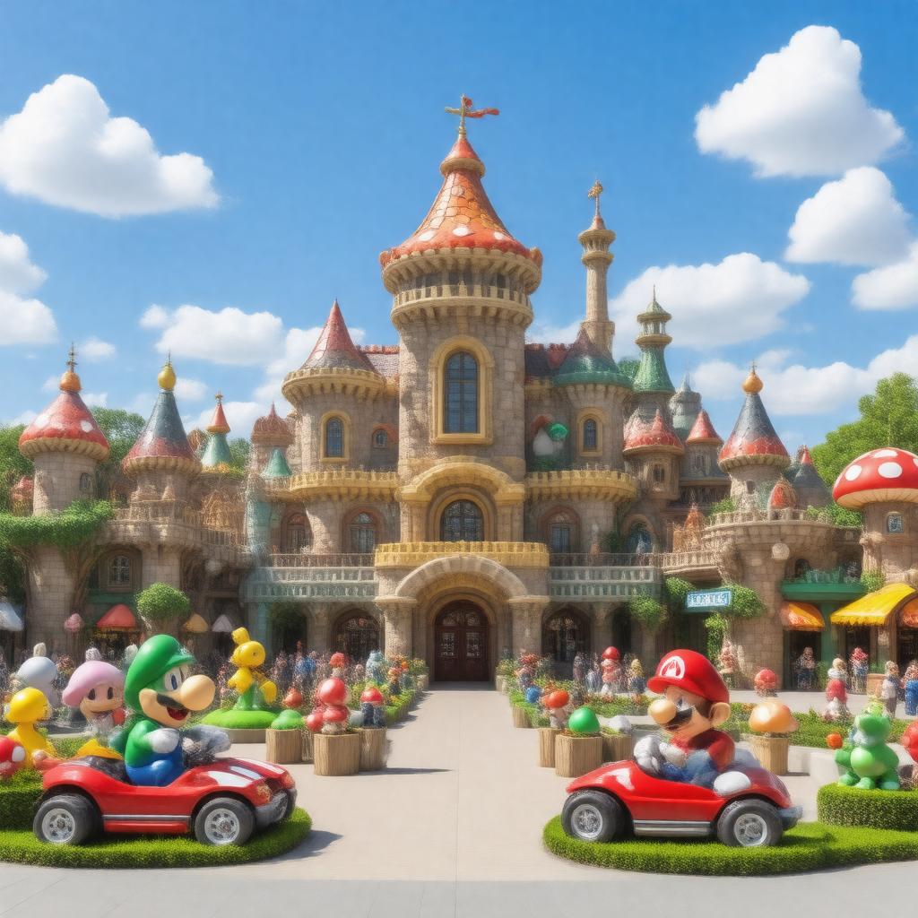 AI-created image of Super Nintendo World
