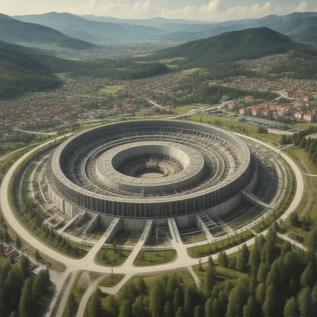 AI-created image of Super Proton Synchrotron