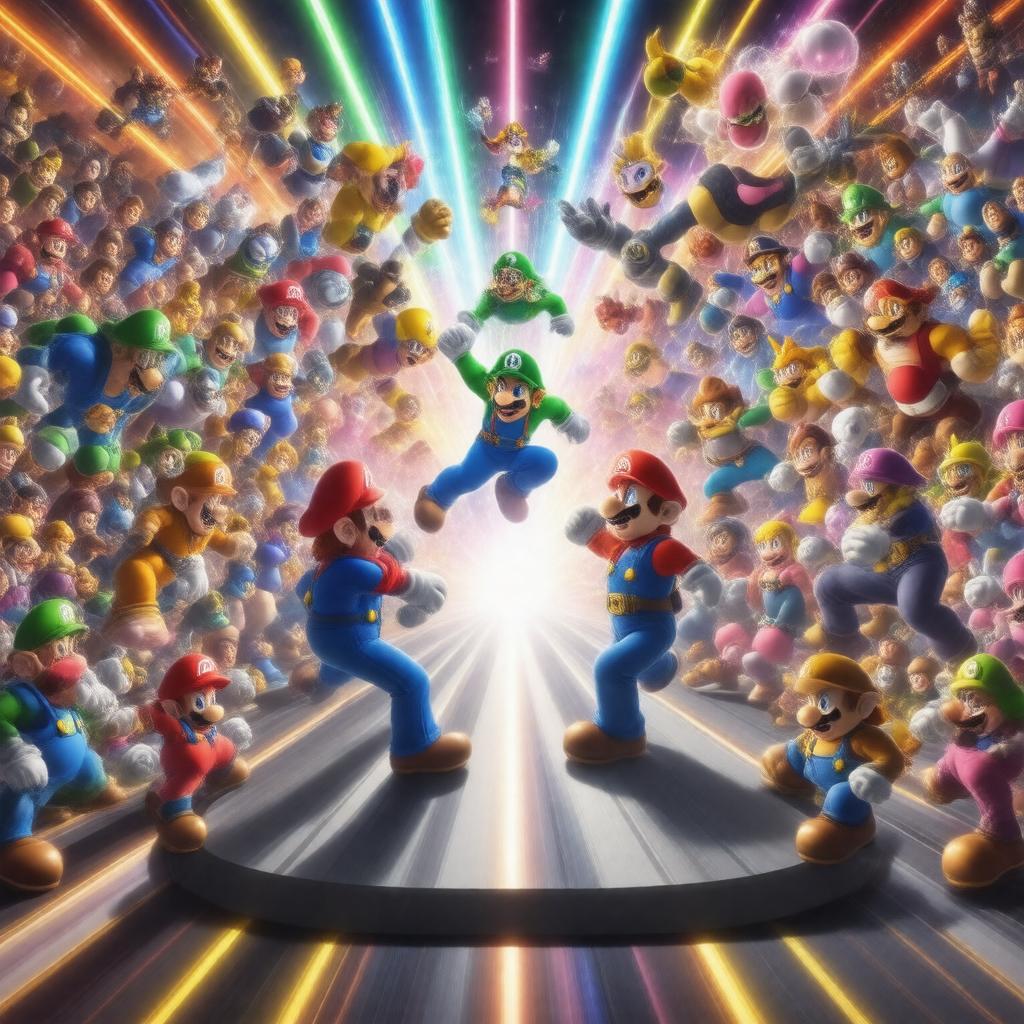 AI-created image of Super Smash Bros. Ultimate