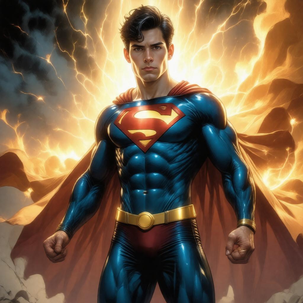 AI-created image of Superboy-Prime