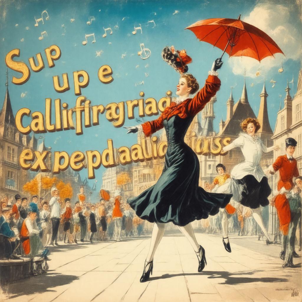 Click to view larger image AI-created image of Supercalifragilisticexpialidocious