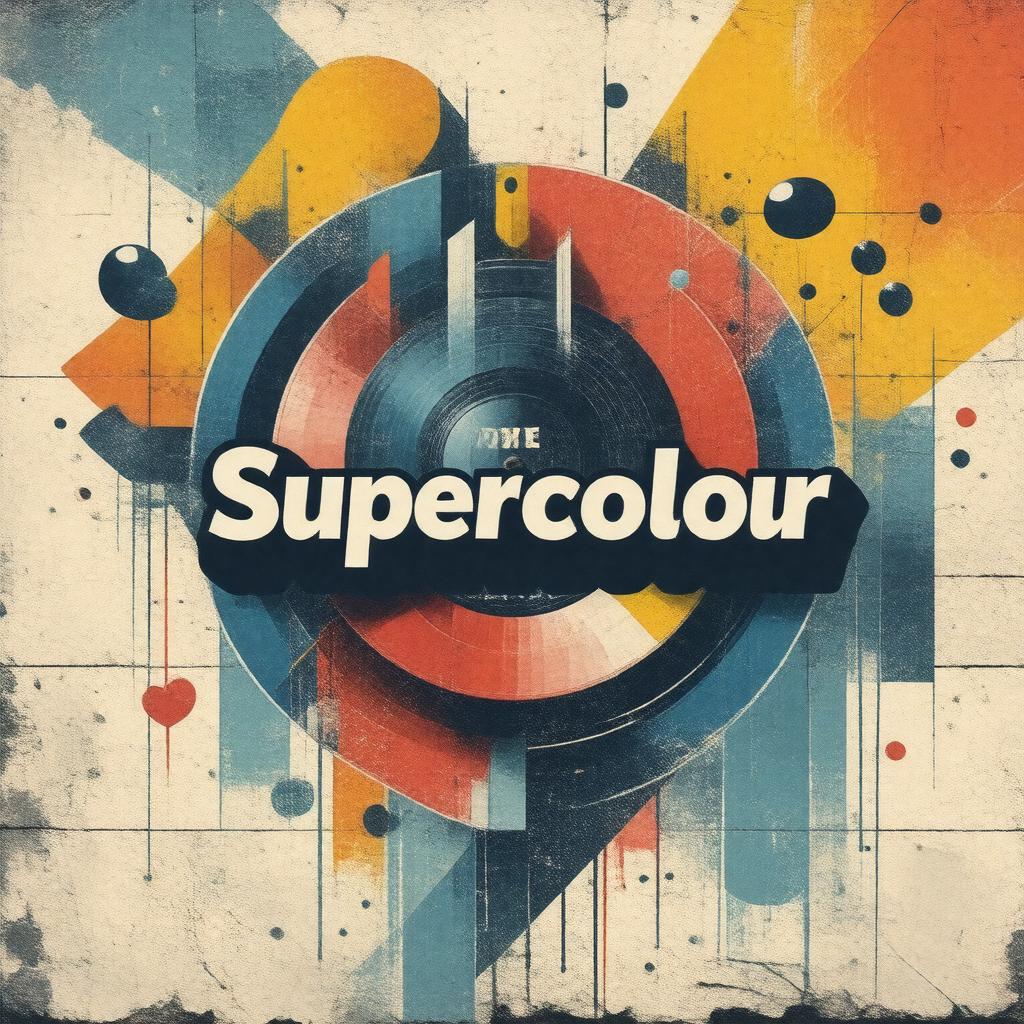 AI-created image of Supercolour Records