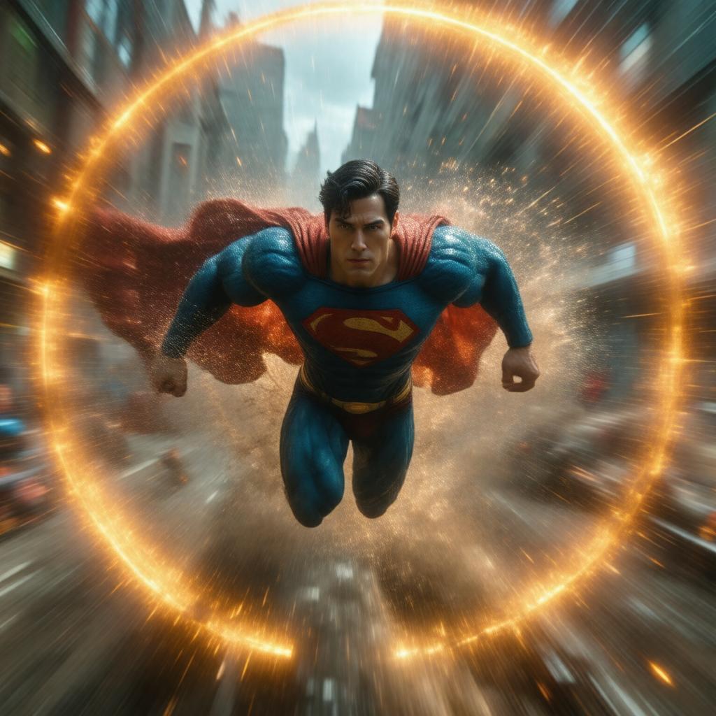 AI-created image of Superman 64