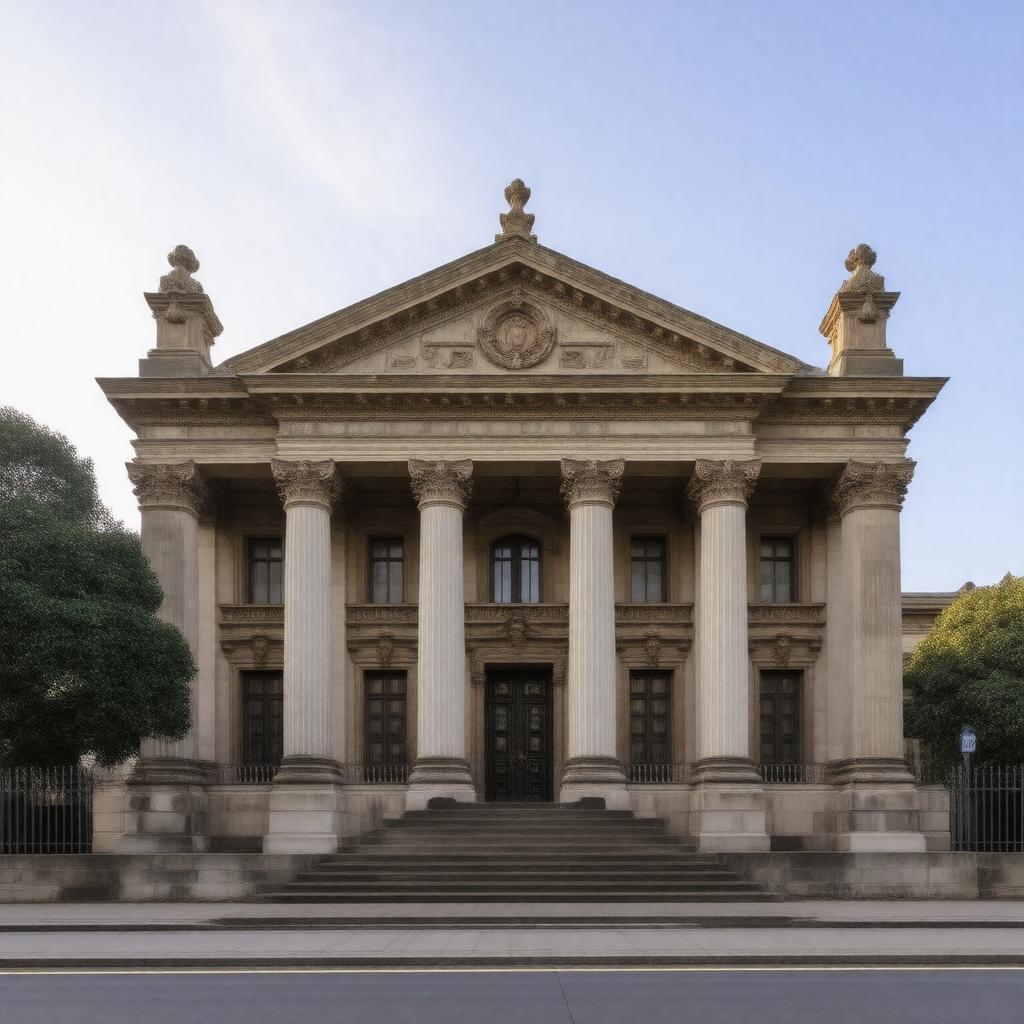 AI-created image of Supreme Court Building, Adelaide
