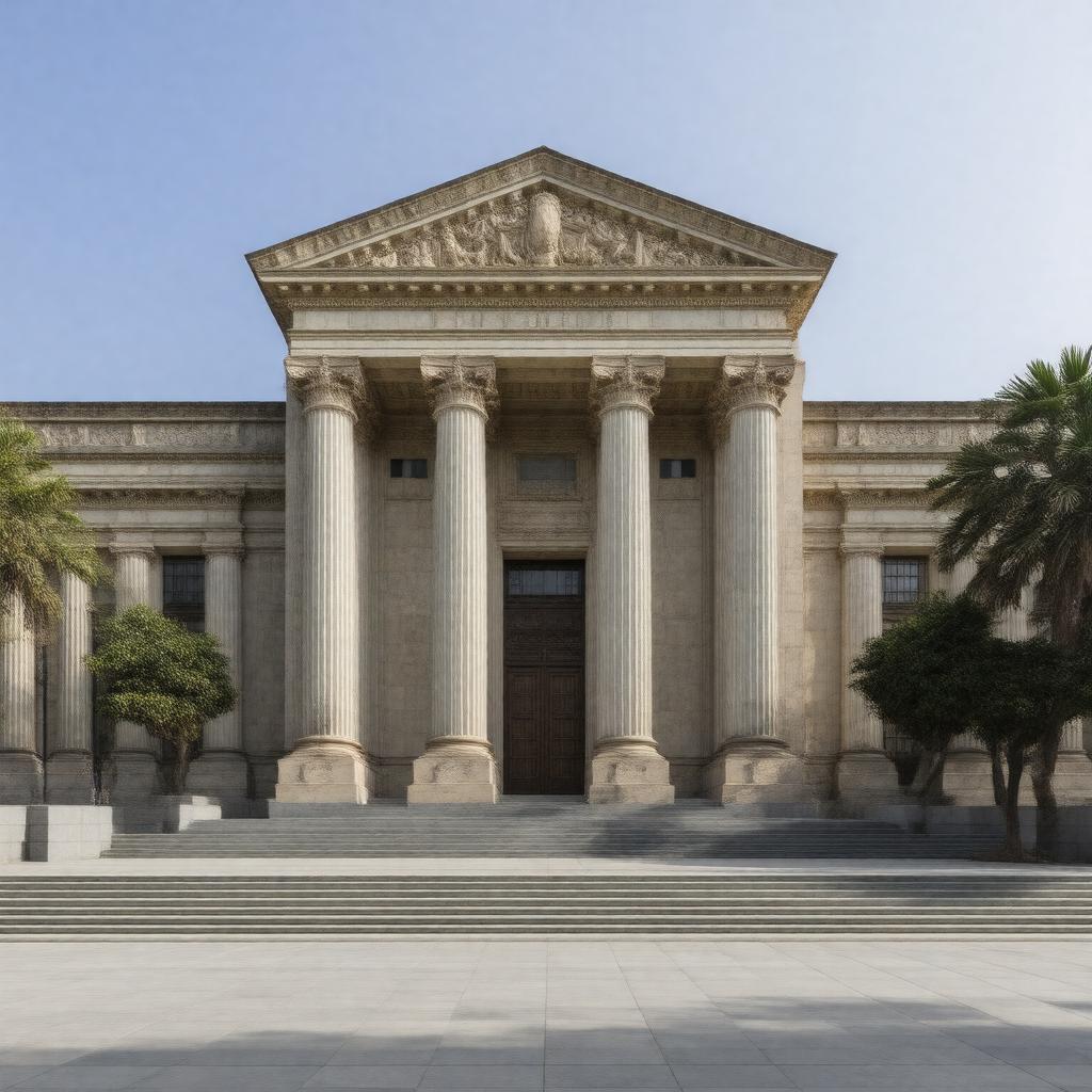 Click to view larger image AI-created image of Supreme Court of Chile