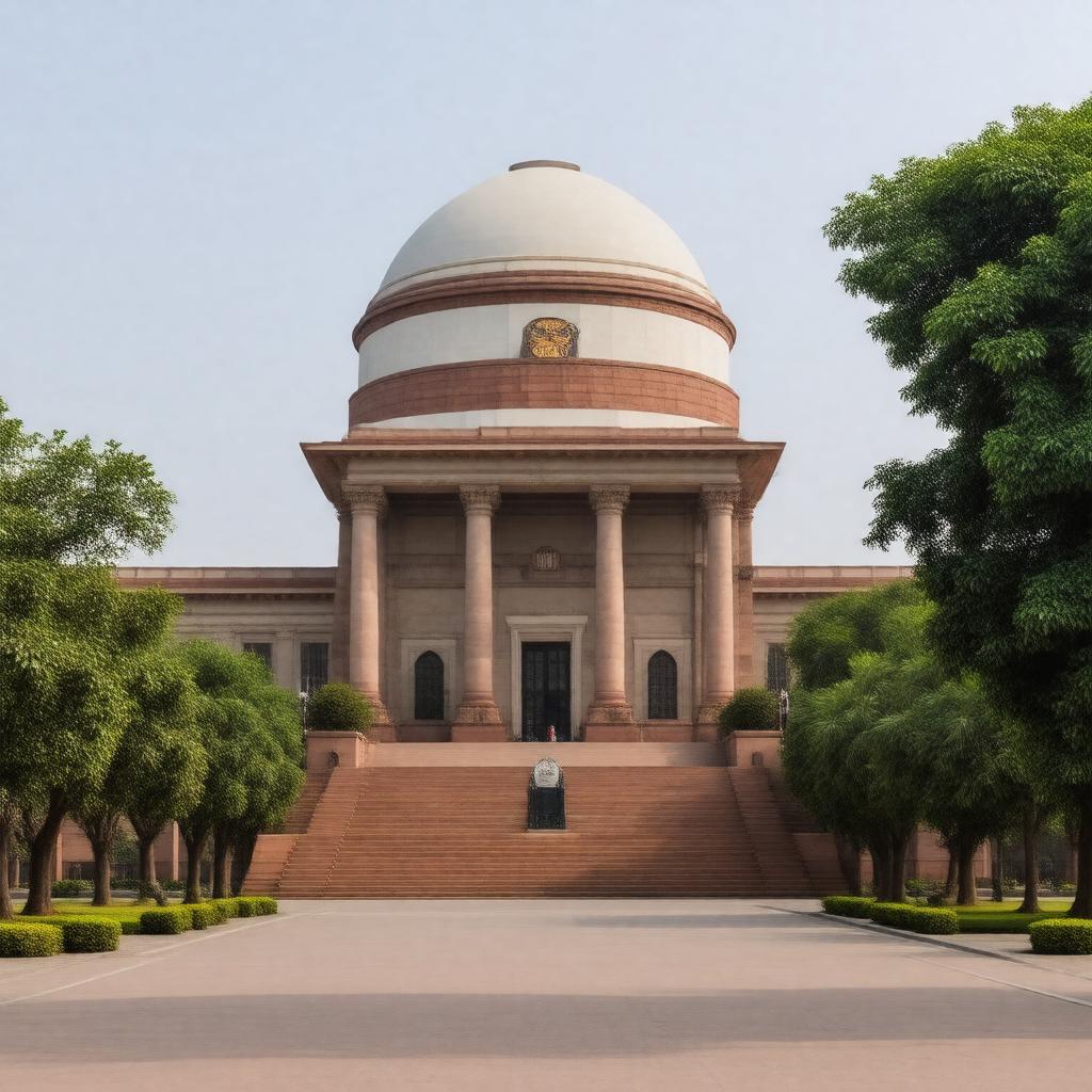 AI-created image of Supreme Court of India