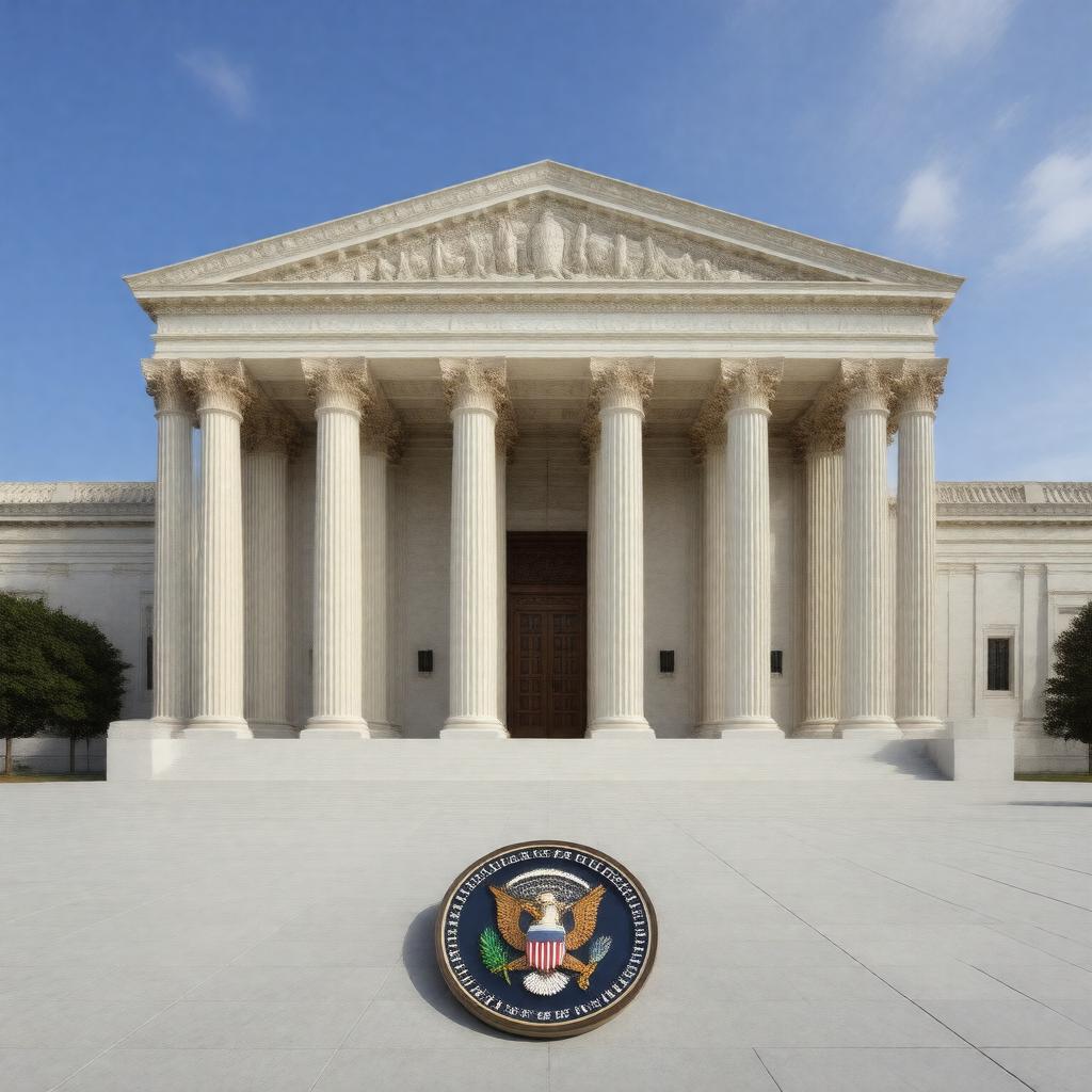 AI-created image of Supreme Court of the United States