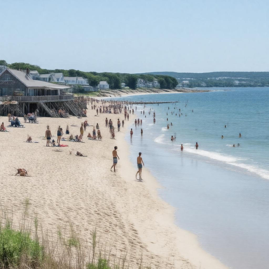 AI-created image of Surf Drive Beach