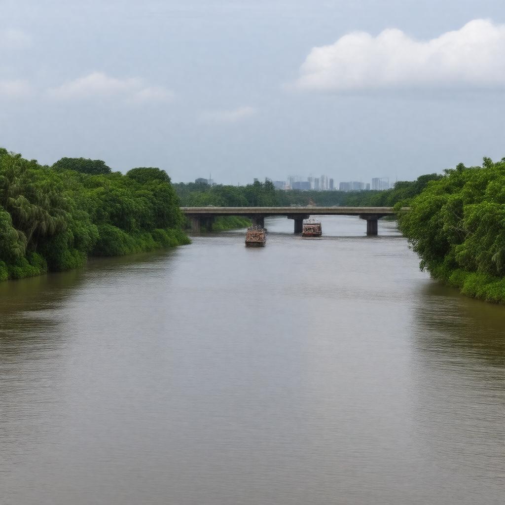 AI-created image of Suriname River