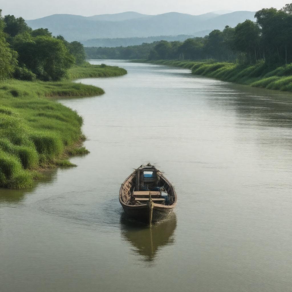 AI-created image of Surma River