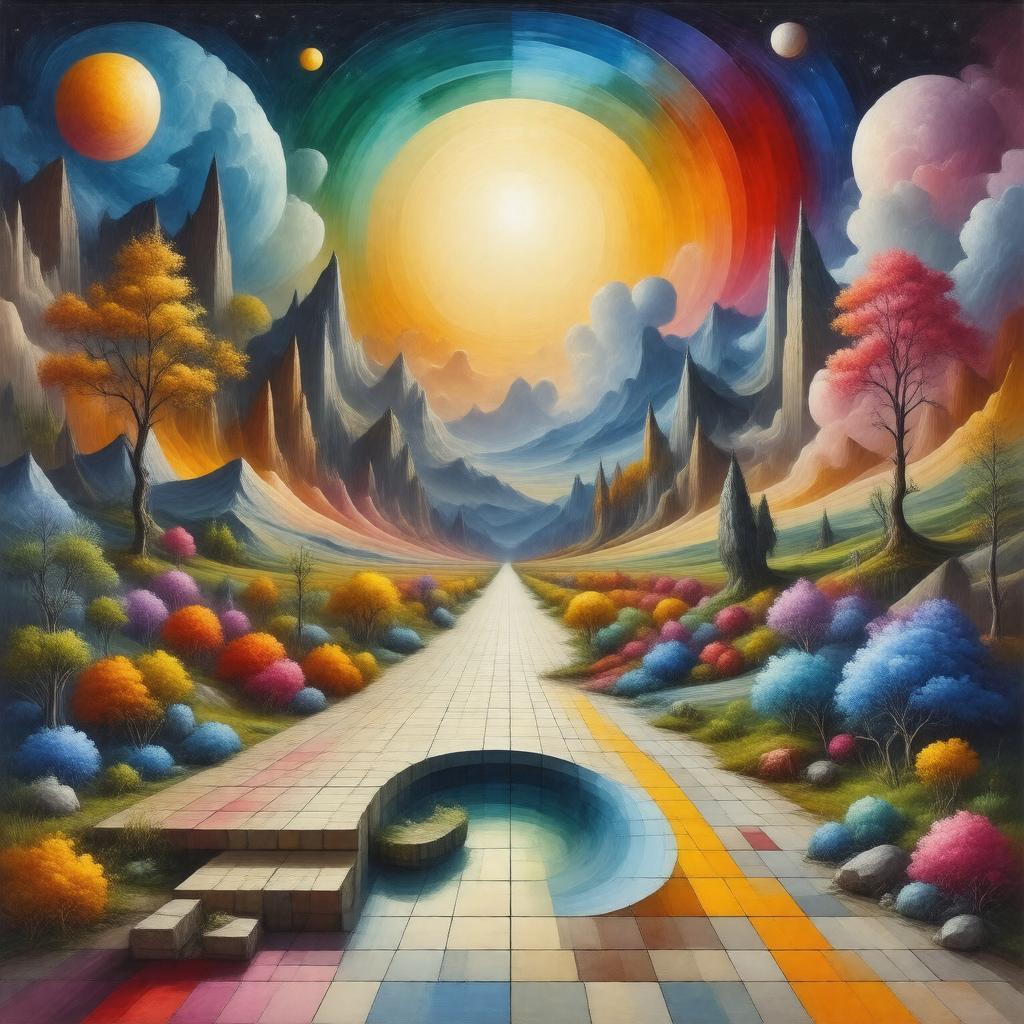 AI-created image of Surreal Numbers
