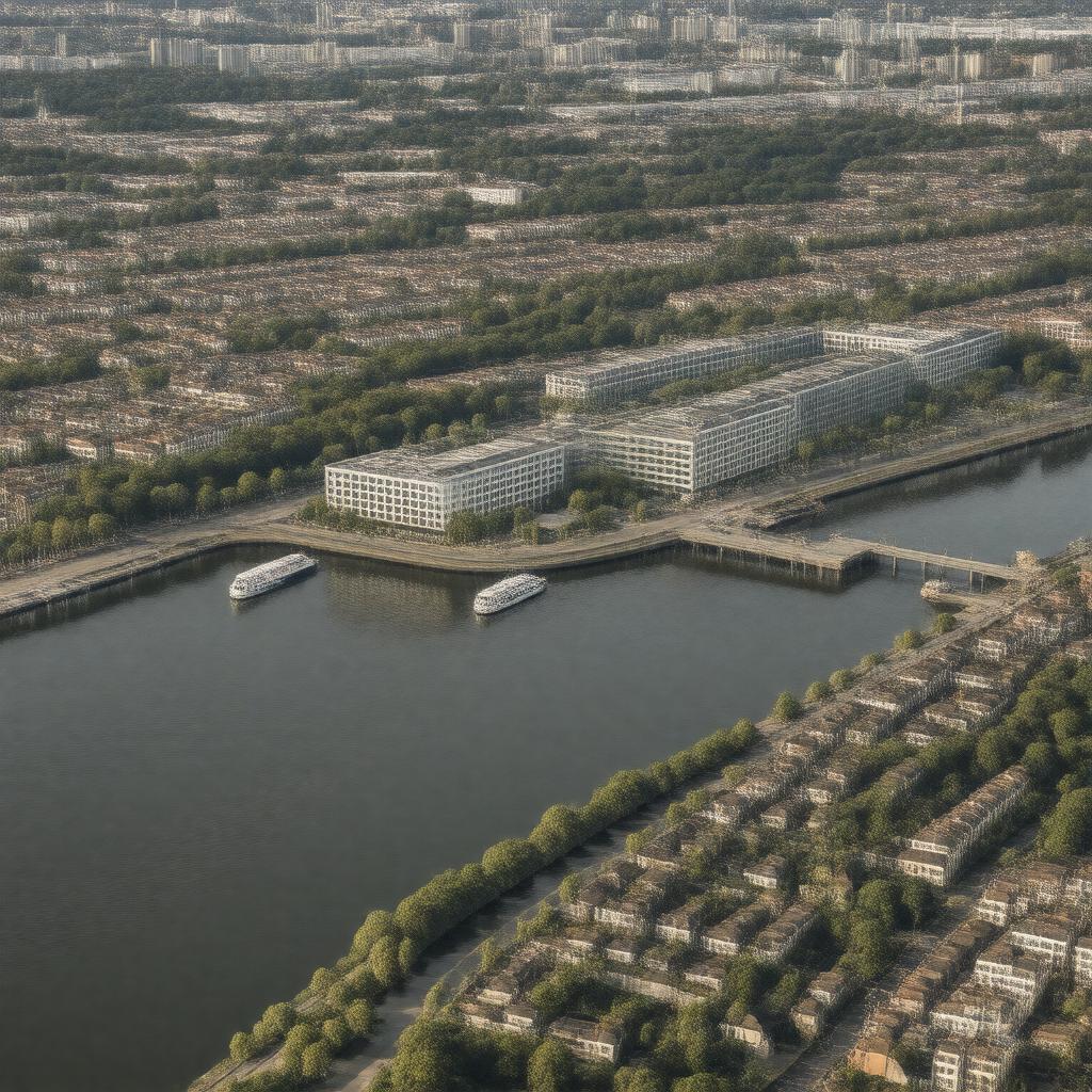 AI-created image of Surrey Docks