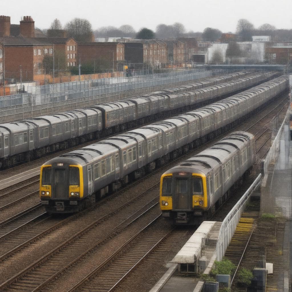 AI-created image of Surrey Quays Sidings